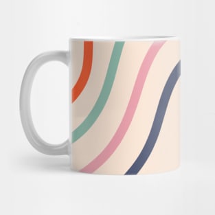 70s Wavy Retro Abstract Mug